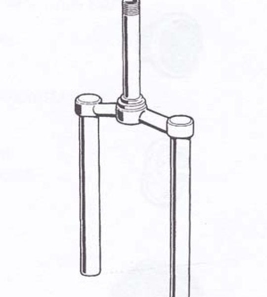 Forcella anteriore nuda per Piaggio Boxer - 100514