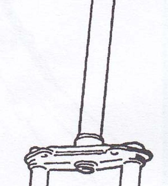 Forcella anteriore nuda per Piaggio Zip Fast Rider - 1271750