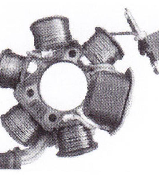 Statore 6 poli senza piastra per Piaggio Sfera, Zip, Quartx, NGR 5 - 830294
