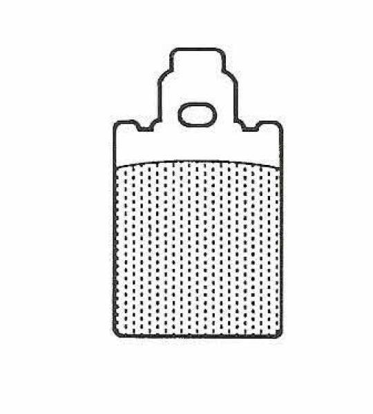 Coppia Pastiglie Zip Fast Rider 50, Hexagon 125/150, NRG 50, NTT - FD0196