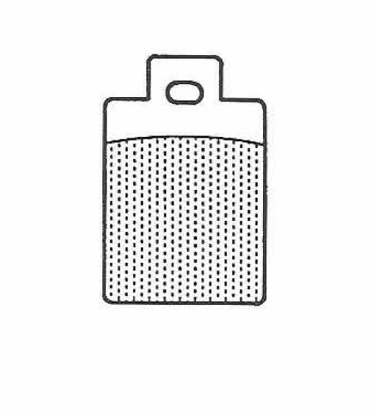 Coppia Pastiglie - Zip Fast Rider - dal 1996 - Vespa ET2 - ET4 - FD0249