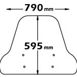 Parabrezza Media Protezione Per Carnaby 125-200-250 - e356-CARNABY-200