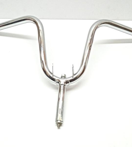 Manubrio cromato Piaggio Boxer Cannotto D.22. - P359A