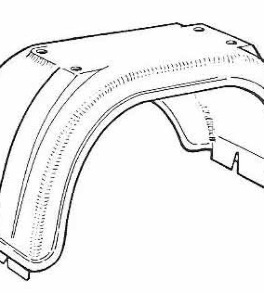 Parafango laterale APE MP - MPR - MPV - PA1904 93288