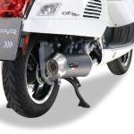 Scarico GPR compatibile con Piaggio Vespa Gts 250 I.E. 2005-2015 Evo4 Road