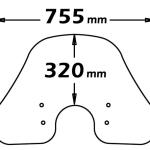 Parabrezza Summer TRASPARENTE - S352-T-VESPA-GT-125