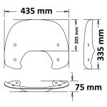 Cupolino Tipo Originale Trasparente - SC4164-T-VESPA-SPRINT-150