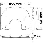 Cupolino Tipo Originale Fume Scuro Per Vespa Primavera - SC4168-FS-VESPA-PRIMAVERA-50