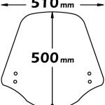 Cupolino Alto Per Piaggio Liberty S - SC4170FC-LIBERTY-S-200
