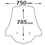 Parabrezza Alta Protezione Mp3 Lt 300Cc E 500Cc Ie Sport E Business 2012-2014 - SC4177T-MP3-ie-SPORT-LT-ABS-500