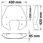 Cupolino Trasparente Per Piaggio Medley 125-150 - SC4186-T-MEDLEY-125