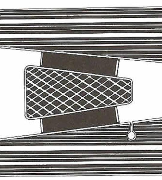 Tappeto - Vespa PX125E - PX150E - PX200E - (Arcobaleno) - Nero - 55077