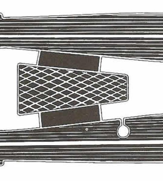 Tappeto - Vespa PK50 - 50S - 125 - 125S - Nero - 55028