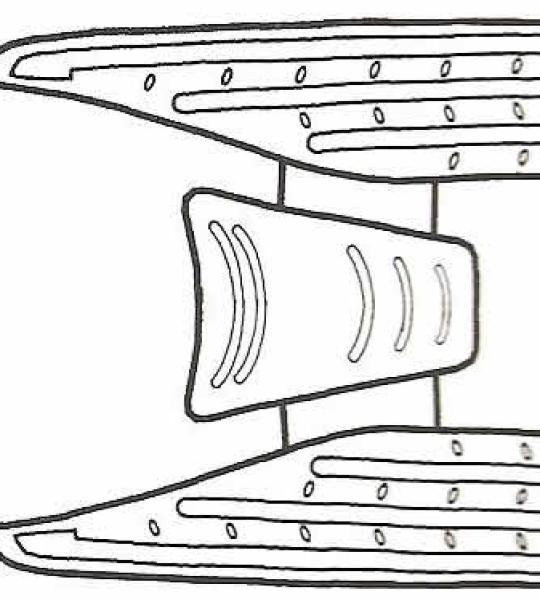 Tappeto Centrale Vespa Granturismo - 58143
