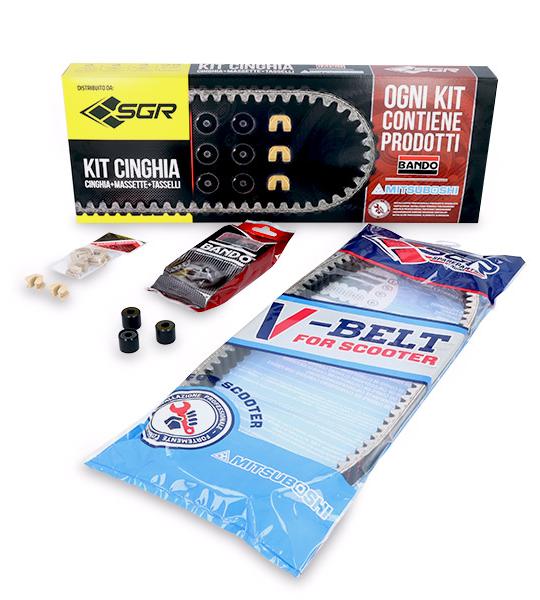 KIT CINGHIA RULLI TASSELLI PIAGGIO 250 VESPA GTS/GTV-X7-X8-X9-XEVO 82941R