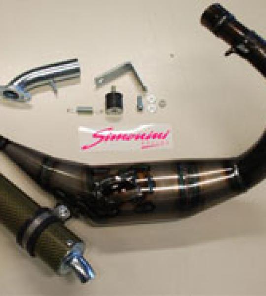 Marmitta ad altissimo rendimento c/silenz carbonio per Vespa PK 50 - 40309