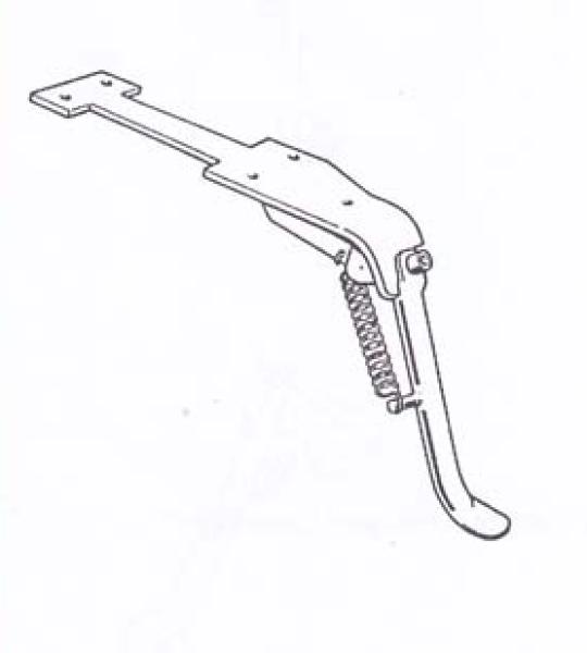 Cavalletto laterale nero per Vespa 50, 50 Special, 90-125 Primavera - 55064N