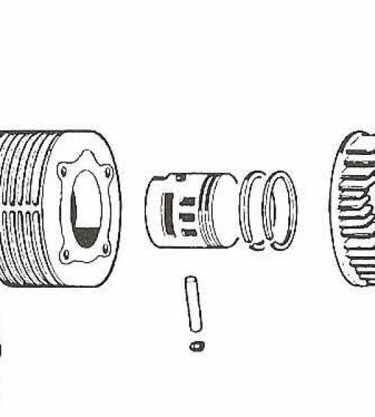kit cilindro e pistone Vespa P125X - P150x a 175 cc. - Elaboraz - 56032