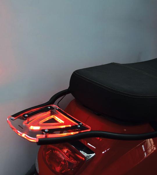 Portapacchi Posteriore In Tubo - PA320N-T-VESPA-LX-150