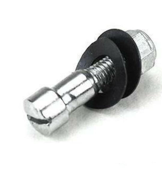 Vite Fissa Leva Freno Ant-Frizione Testa a Taglio c/Dado e Rondelle per Piaggio Vespa Vari Modelli - P1202 610283M 150235 012136
