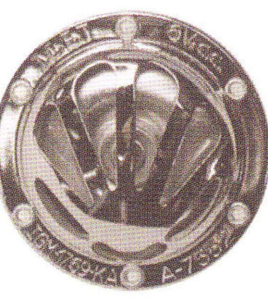 Clacson cromato corrente continua per Piaggio Vespa 150-160 GS - 028249