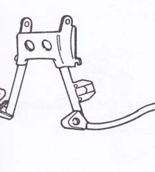 Cavalletto centrale per Piaggio Sfera dal '93, Quartz '93 - 1271200