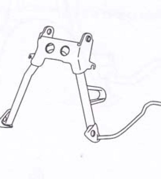 Cavalletto centrale completo per Piaggio Liberty 125 4T 1°S - 1581242C