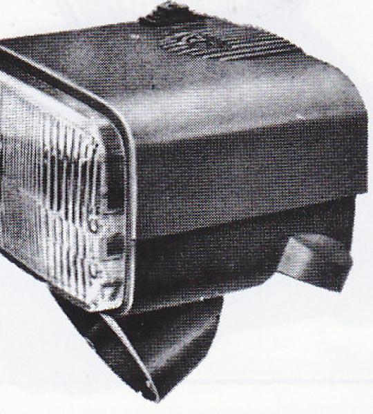 Faro anteriore grigio per Piaggio Bravo P-PV - 213048GR