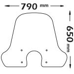 Parabrezza Classic 2019 - 2022 - CLS4150-VESPA-GTS-i-get-125