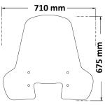 Parabrezza Classic Per Piaggio Medley 2020 - CLS4203-MEDLEY-150i