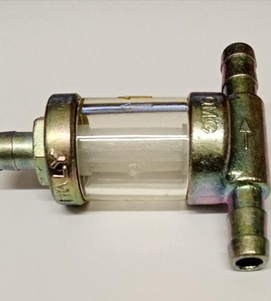 Filtro Benzina/Olio T Smontabile in Metallo D. mm 8 per Piaggio Tutti i Modelli - P403660