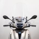 Parabrezza Media Protezione Per Piaggio Beverly 300- 400 Hpe 2021 - 2022 - SC4201-BEVERLY-HPE-300